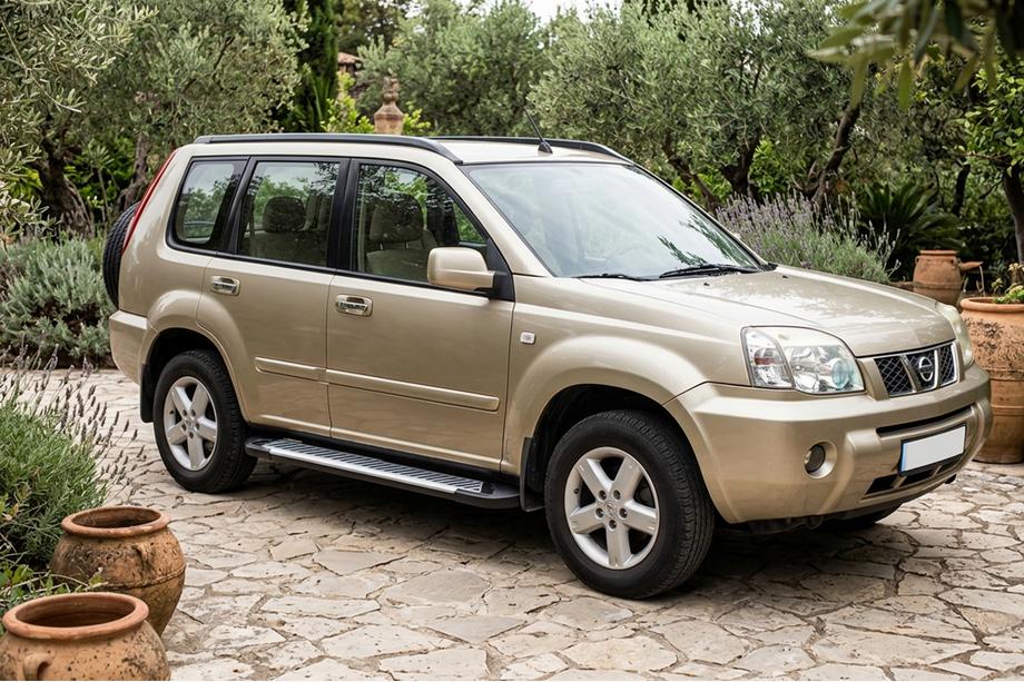 Nissan X-trail T30 2002–2007 Sidosteg Line (2 st, aluminium) Image