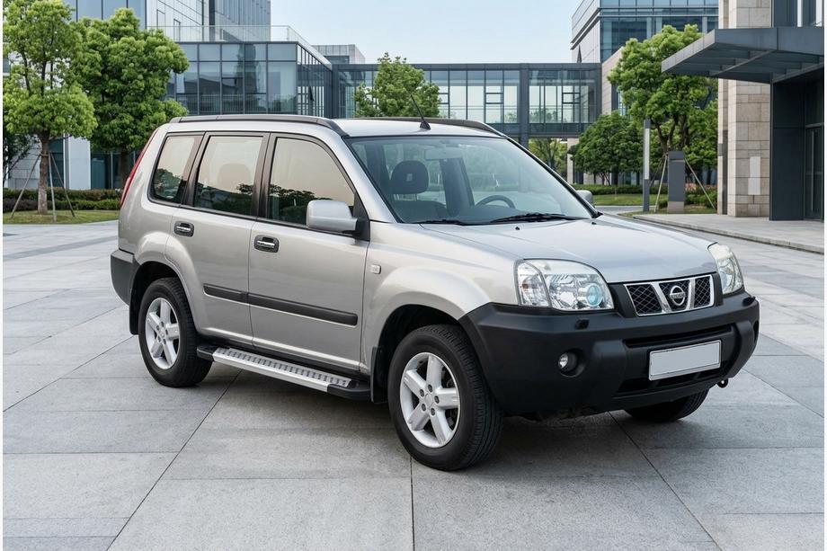 Nissan X-trail T30 2002–2007 Sidosteg New Vision Grey (2 st, aluminium) Image