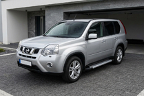 Nissan X-trail T31 2007–2014 Sidosteg New Vision Grey (2 st, aluminium) foto 1