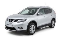 Nissan X-trail T32/Rogue 2014–2021 Sidosteg New Vision Grey (2 st, aluminium) foto 1