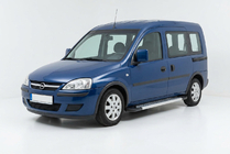 Opel Combo 2002–2012 Sidosteg New Vision Grey (2 st, aluminium) foto 1