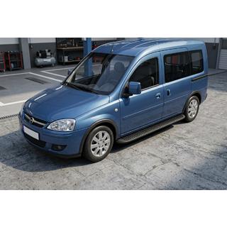 Sidosteg Tayga Black (2 st, aluminium) foto 1