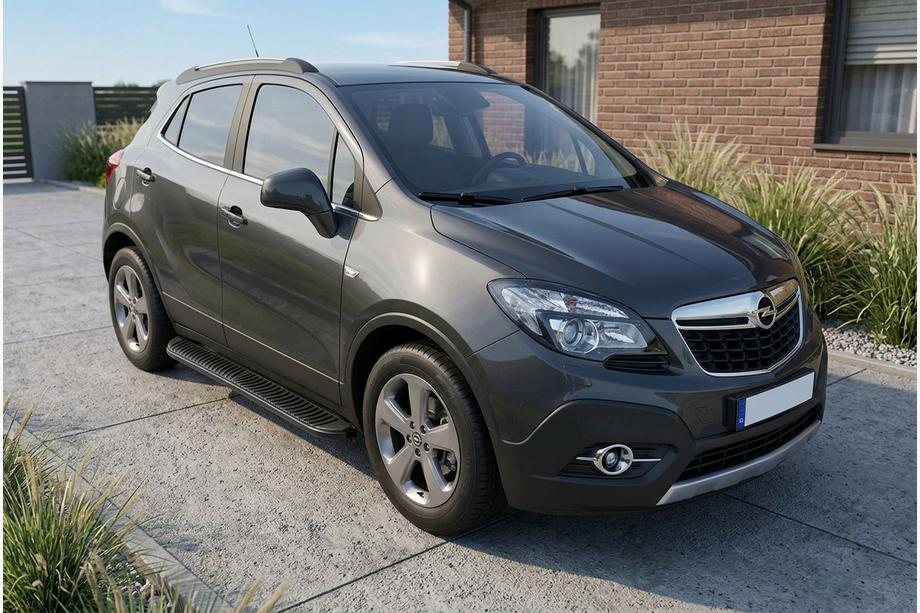 Opel Mokka 2012–2021 Sidosteg Tayga Black (2 st, aluminium) Image