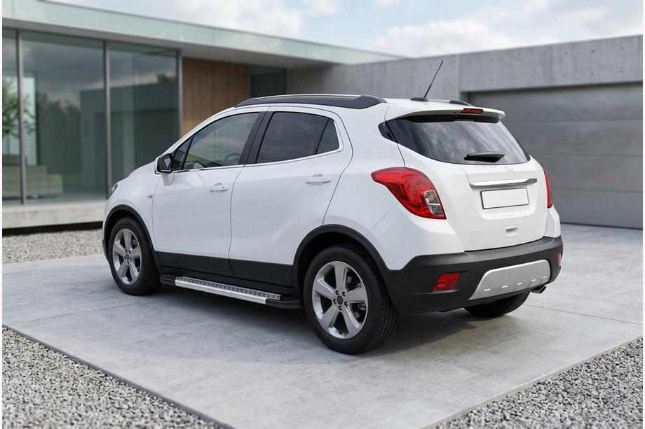 Opel Mokka 2012–2021 Sidosteg New Vision Grey (2 st, aluminium) Image