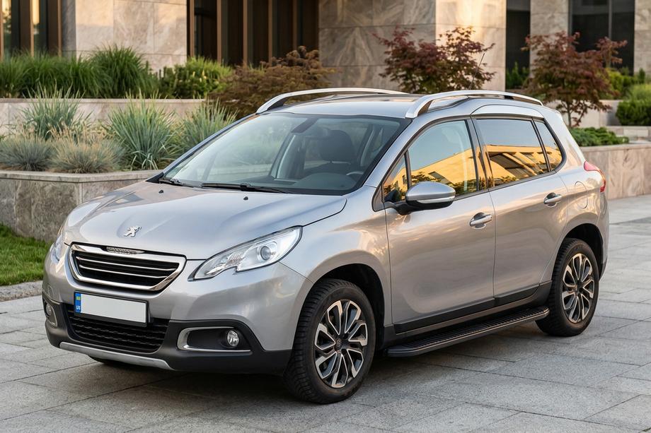 Peugeot 2008 2013–2019 Sidosteg Tayga Black (2 st, aluminium) Image