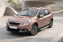 Peugeot 2008 2013–2019 Sidosteg New Vision Grey (2 st, aluminium) foto 1