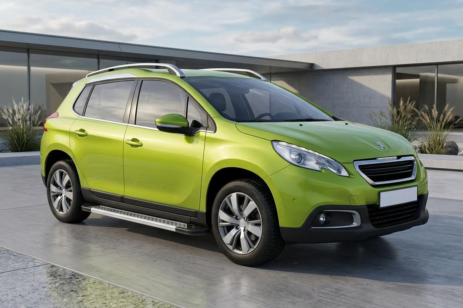 Peugeot 3008 2008–2016 Sidosteg New Vision Grey (2 st, aluminium) 2014-2016 Image