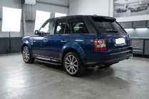 Range Rover Sport 2005–2013 Sidosteg Tayga Black (2 st, aluminium) foto 1