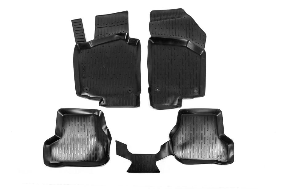 Volkswagen Golf 5 2003–2009 Gummimattor till kupén (4 st, Niken 3D) Image