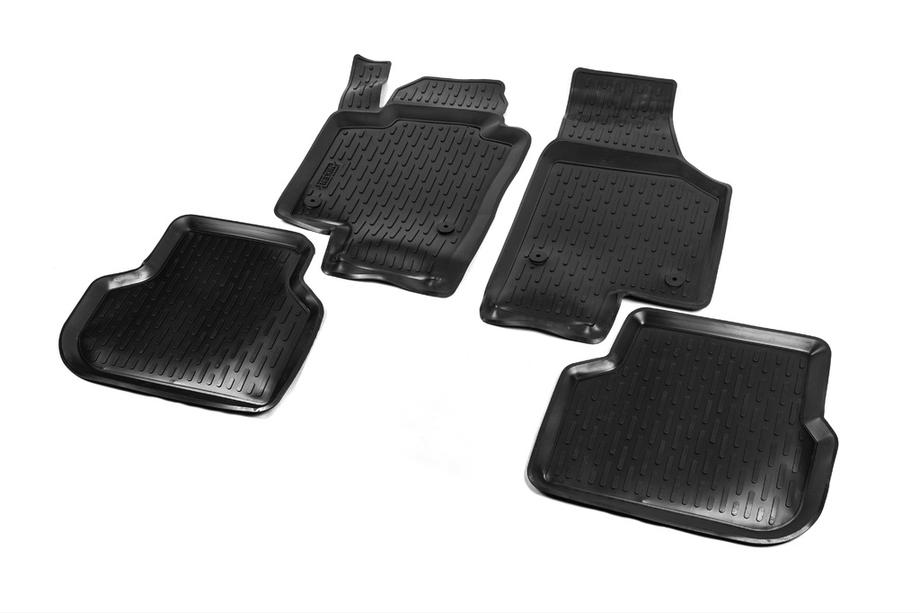 Volkswagen Jetta 2011–2018 Gummimattor till kupén (4 st, Niken 3D) Foto 2
