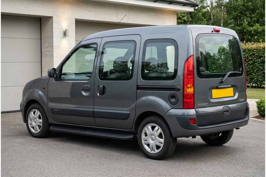 Renault Kangoo 1998–2008 Sidosteg Tayga Black (2 st, aluminium) Image