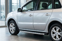 Renault Koleos 2008–2016 Sidosteg BlackLine (2 st, aluminium) foto 1