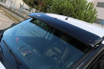 Fiat Doblo II 2010–2022 Vindrutespoiler (svart blank, 5 mm) foto 8
