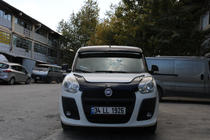 Fiat Doblo II 2010–2022 Vindrutespoiler (svart blank, 5 mm) foto 10
