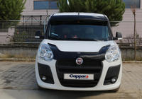 Fiat Doblo II 2010–2022 Vindrutespoiler (svart blank, 5 mm) foto 11
