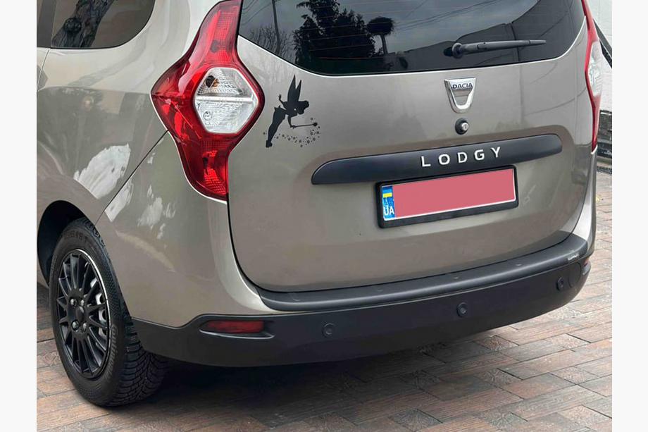 Dacia Lodgy 2012–2022 Bakre stötfångarskydd EuroCap (ABS) Foto 2