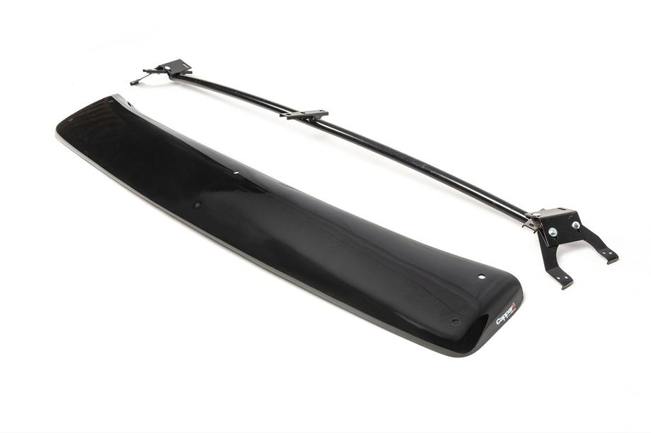 Ford Courier 2014–2023 Vindrutespoiler (svart blank, 5 mm) Foto 6