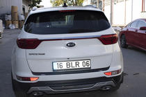 Kia Sportage 2015–2021 Bakre stötfångardiffusor EuroCap 2015-2018 (ABS) foto 7