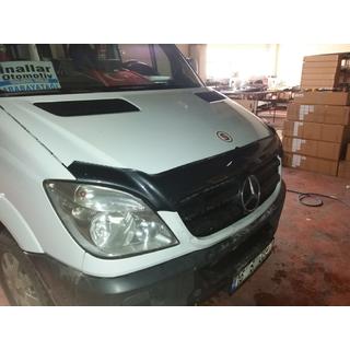 Motorhuvsdeflektor i kolfiberlook 2006-2013 (EuroCap) Mercedes Sprinter W906 2006–2018 foto 4