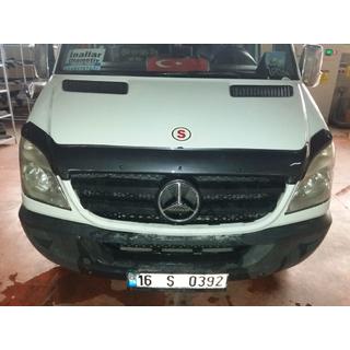 Motorhuvsdeflektor i kolfiberlook 2006-2013 (EuroCap) Mercedes Sprinter W906 2006–2018 foto 3