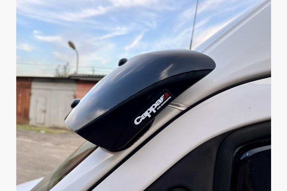 Mercedes Sprinter W907/W910 2018– Vindrutespoiler (svart blank, 5 mm) Foto 4