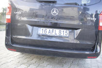 Mercedes Vito/V-klass W447 2014– Bakre stötfångarskydd EuroCap (ABS) foto 5