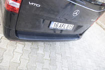 Mercedes Vito/V-klass W447 2014– Bakre stötfångarskydd EuroCap (ABS) foto 8