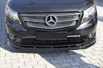 Mercedes Vito/V-klass W447 2014– Främre läppspoiler EuroCap (svart) foto 3