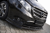 Mercedes Vito/V-klass W447 2014– Främre läppspoiler EuroCap (svart) foto 2