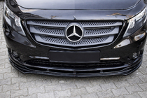 Mercedes Vito/V-klass W447 2014– Främre läppspoiler EuroCap (svart) foto 1