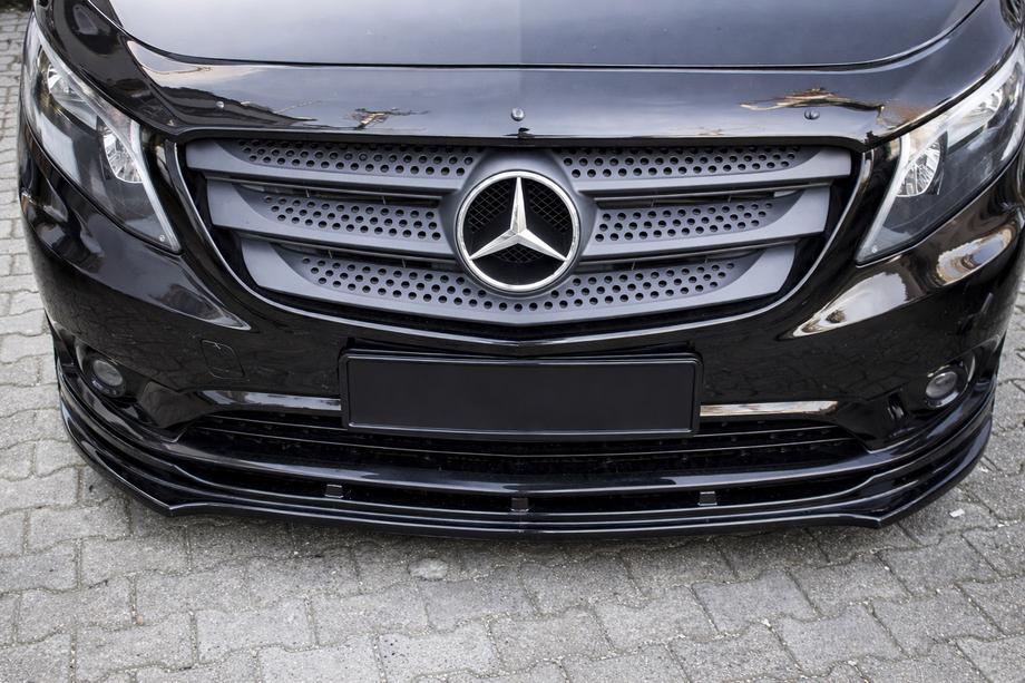 Mercedes Vito/V-klass W447 2014– Främre läppspoiler EuroCap (svart) Image