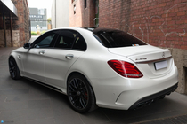 Mercedes C-class W205 2014–2021 Bodykit med komplett bakre stötfångare (AMG C63-designs 2014-2018) foto 16
