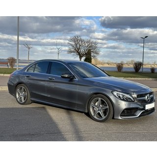 Bodykit med komplett bakre stötfångare (AMG C63-designs 2014-2018) foto 2