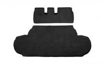 Mitsubishi Outlander 2006–2012 Bagagerumsmatta (EVA, svart) för 7-sits foto 4