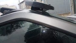 Nissan NP300 1999–2015 Vindrutespoiler (svart blank, 5 mm) foto 11