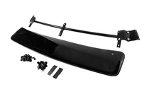 Nissan NP300 1999–2015 Vindrutespoiler (svart blank, 5 mm) foto 4