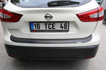 Nissan Qashqai 2014–2021 Bakre stötfångardiffusor EuroCap (2014-2017, ABS) foto 5