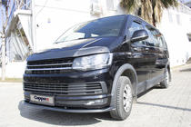 Volkswagen T6 2015–2024 Huvdeflektor i kolfiberlook (EuroCap) foto 9