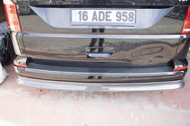 Volkswagen T6 2015–2024 EuroCap stötfångarskydd bak i kolfiberlook (ABS) foto 8