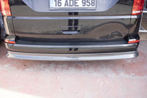 Volkswagen T6 2015–2024 EuroCap stötfångarskydd bak i kolfiberlook (ABS) foto 9