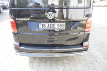 Volkswagen T6 2015–2024 EuroCap stötfångarskydd bak i kolfiberlook (ABS) foto 4
