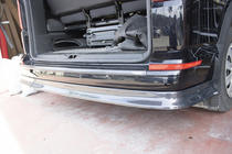 Volkswagen T6 2015–2024 Bakre lip-förlängning i kolfiberlook (ABS) foto 10