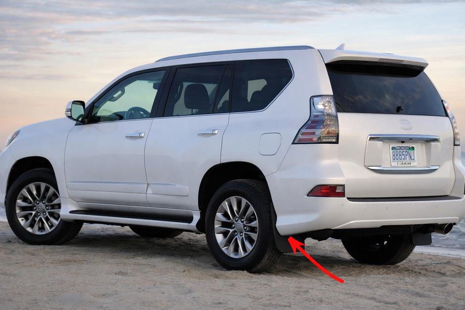 Lexus GX460 2009–2023 Premium stänkskydd bak (2 st, 2013+) Image