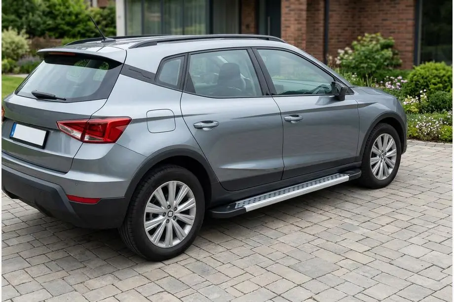 Seat Arona 2017– Sidosteg New Vision Grey (2 st, aluminium) Foto 1
