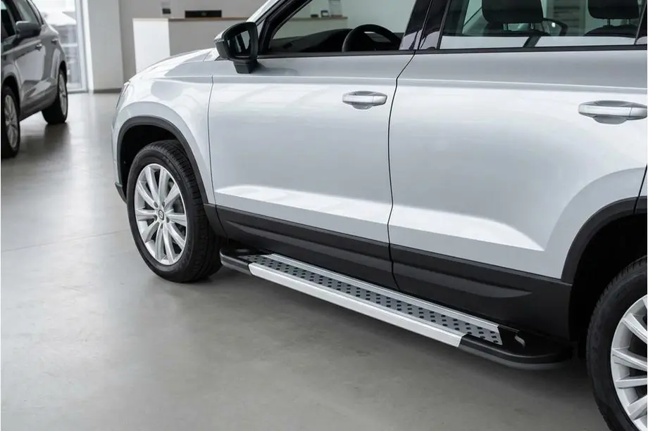 Seat Ateca 2016– Sidosteg New Vision Grey (2 st, aluminium) Image