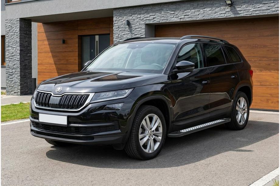 Skoda Kodiaq 2016–2023 Sidosteg New Vision Black (2 st, aluminium) Image