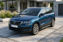Skoda Karoq 2018– Sidosteg New Vision Black (2 st, aluminium) foto 1