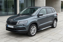 Skoda Karoq 2018– Sidosteg New Vision Grey (2 st, aluminium) foto 1