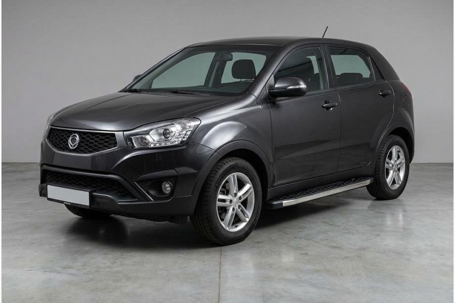 SsangYong Korando 2010–2019 Sidosteg BlackLine (2 st, aluminium) Image
