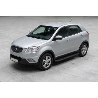 Sidosteg Tayga Black (2 st, aluminium) foto 1